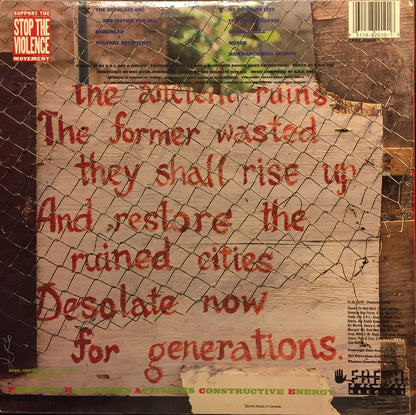 Just-Ice : The Desolate One (LP, Album)