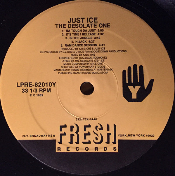 Just-Ice : The Desolate One (LP, Album)