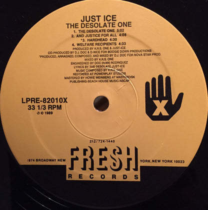 Just-Ice : The Desolate One (LP, Album)
