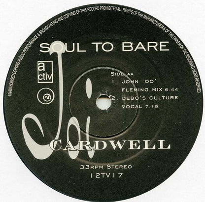 Joi Cardwell : Soul To Bare (2x12", Promo)