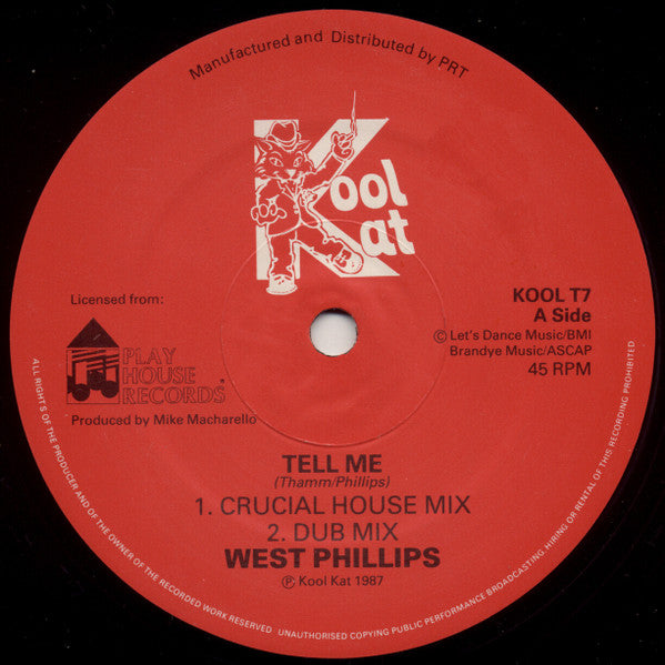 West Phillips : Tell Me (12")