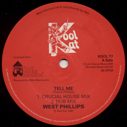 West Phillips : Tell Me (12")