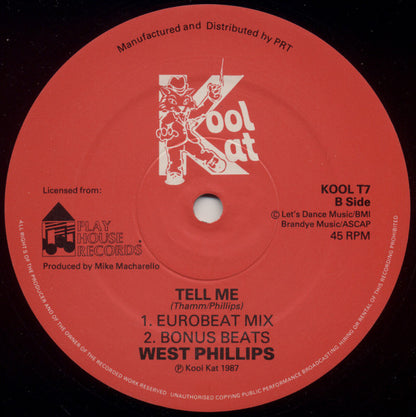 West Phillips : Tell Me (12")