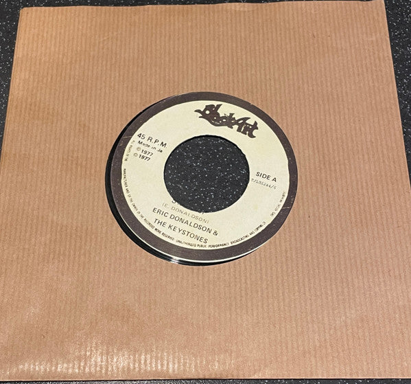 Eric Donaldson & The Keystones (2) : Stand Up  (7", RE)