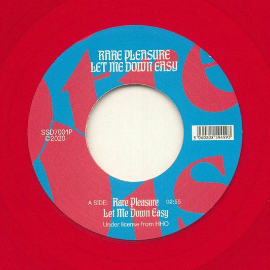 Rare Pleasure : Let Me Down Easy (7", RE, Red)