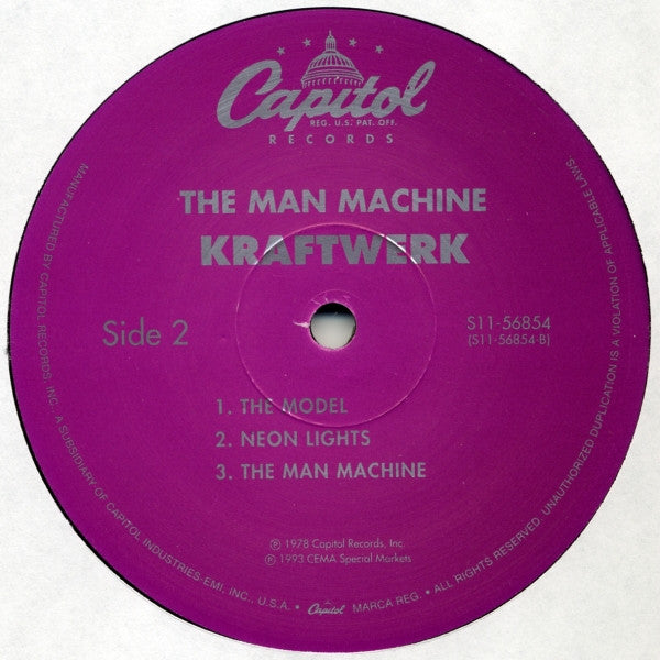 Kraftwerk : The Man-Machine (LP, Album, RE)