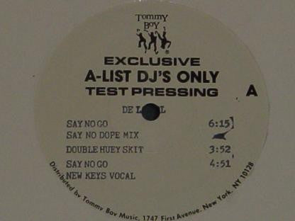 De La Soul : Say No Go (12", TP)