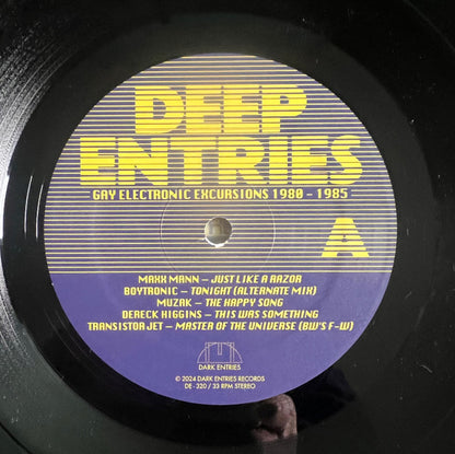 Various : Deep Entries (Gay Electronic Excursions 1980-1985) (LP, Comp, RM)