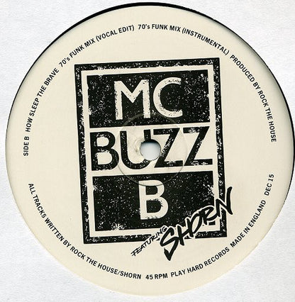 MC Buzz B Featuring Shorn Braithwaite : How Sleep The Brave (12")