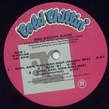 Big Daddy Kane : Raw '91 (12", Maxi)