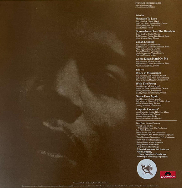 Jimi Hendrix : Crash Landing (LP, Album)