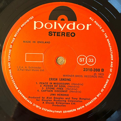 Jimi Hendrix : Crash Landing (LP, Album)