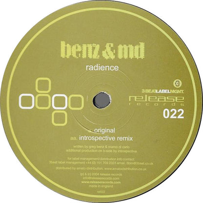 Benz & MD : Radience (12")