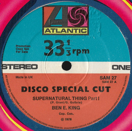 Ben E. King / Osiris (15) : Supernatural Thing / Warsaw Concerto (12", Promo)
