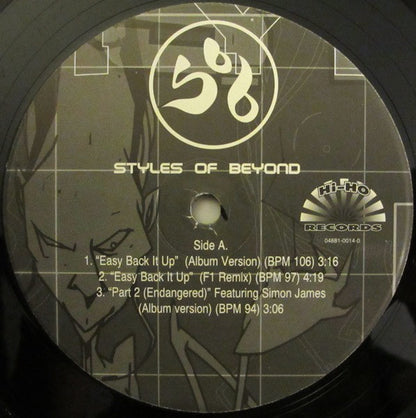 Styles Of Beyond : Easy Back It Up / Part 2 (Endangered) (12")