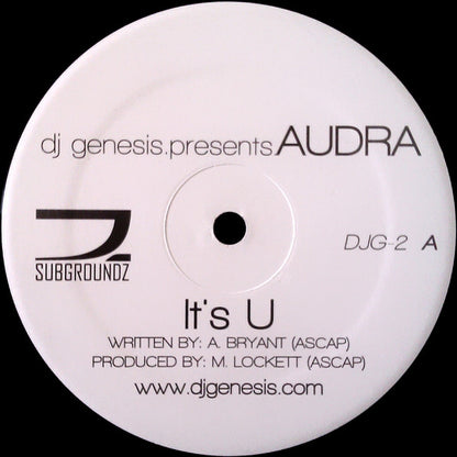DJ Genesis : It's U / Hush (12")