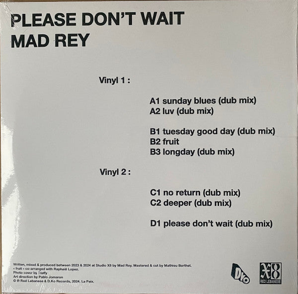 Mad Rey : Please Don’t Wait (2xLP, Album)