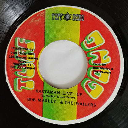 Bob Marley & The Wailers : Rastaman Live Up (7", Single, RE)