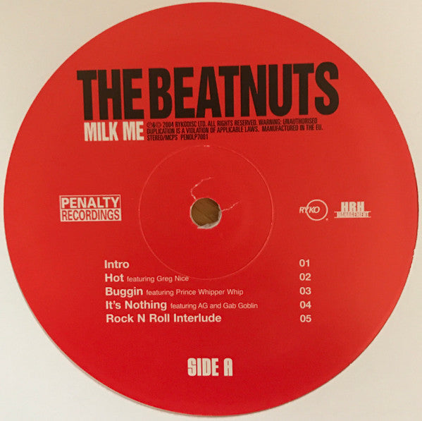 The Beatnuts : Milk Me (2xLP, Album, Whi)