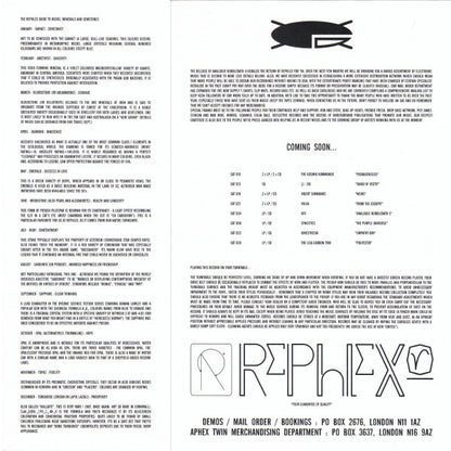 AFX* : Analogue Bubblebath 4 (12", Single)