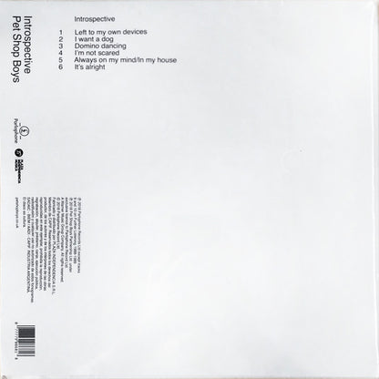 Pet Shop Boys : Introspective (LP, Album, RE, RM, 140)