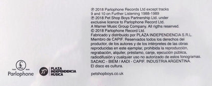 Pet Shop Boys : Introspective (LP, Album, RE, RM, 140)