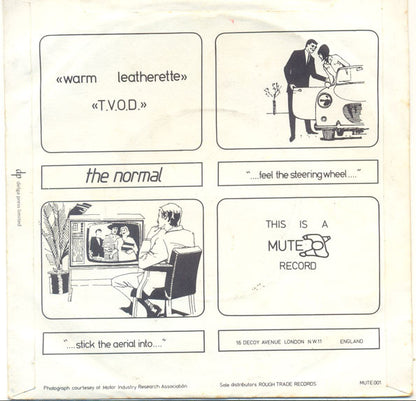 The Normal : T.V.O.D. / Warm Leatherette (7", Single, Orl)