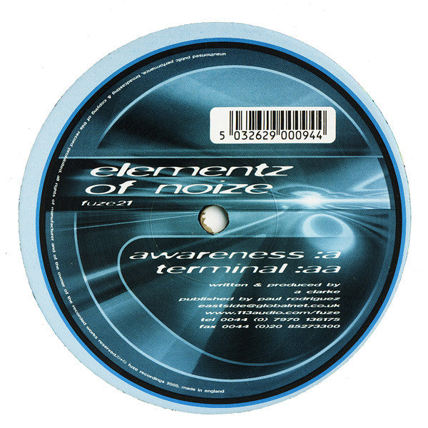 Elementz Of Noize : Awareness / Terminal (12")