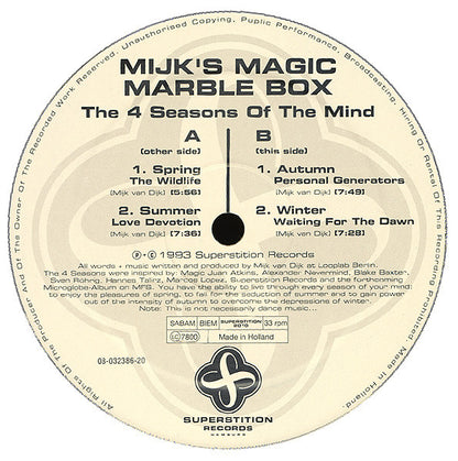 Mijk's Magic Marble Box : The 4 Seasons Of The Mind (12")