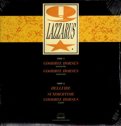 Q Lazzarus* : Goodbye Horses (12")