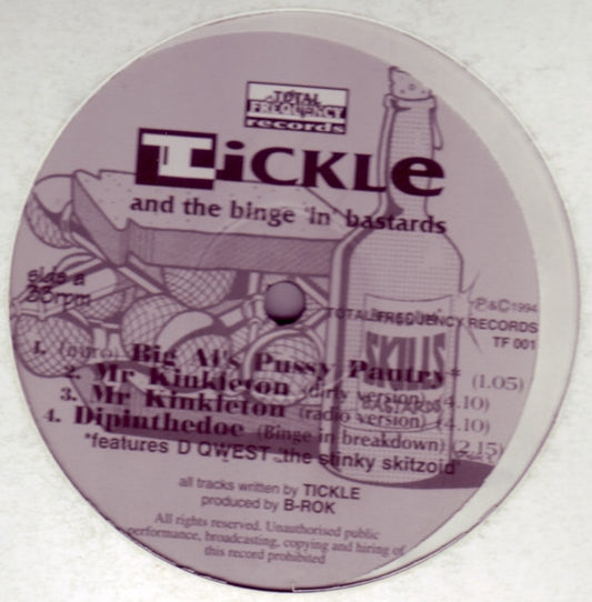 Tickle And The Binge 'In' Bastards : Mr Kinkleton (12")