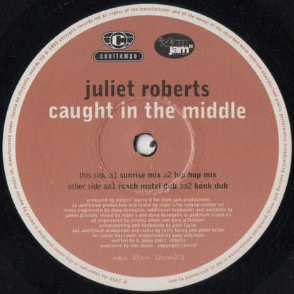 Juliet Roberts : Caught In The Middle (12", Single, Ltd)