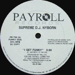 Supreme D.J. Nyborn* : I Get Funky (12", Promo)