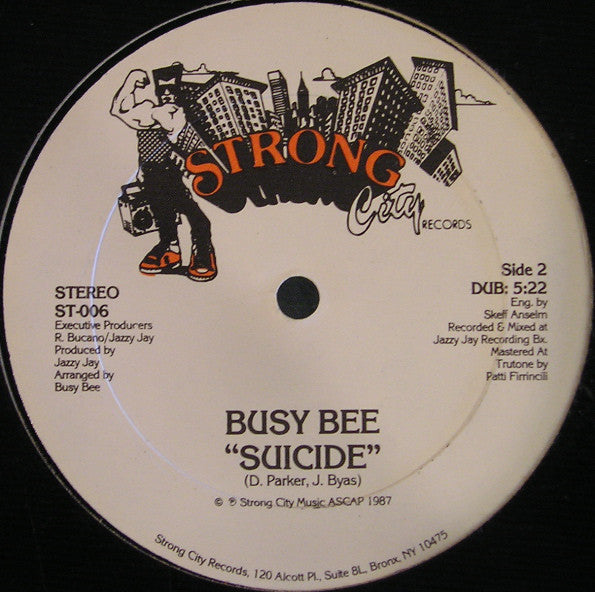 Busy Bee : Suicide (12", Single)