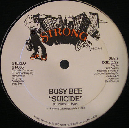Busy Bee : Suicide (12", Single)