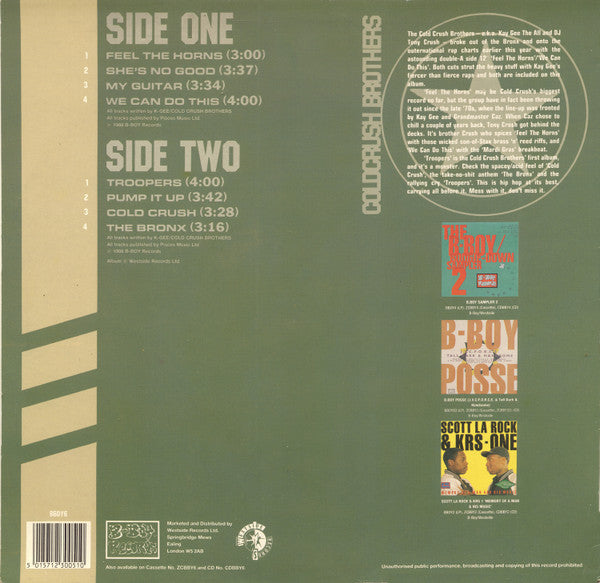 Coldcrush Brothers* : Troopers (LP, Album)