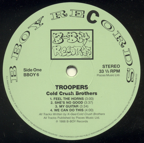 Coldcrush Brothers* : Troopers (LP, Album)