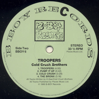 Coldcrush Brothers* : Troopers (LP, Album)