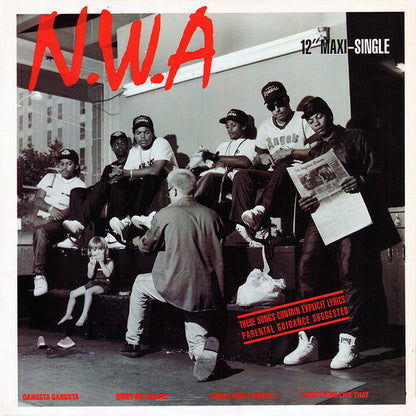 N.W.A. : Gangsta Gangsta (12", Maxi, SRC)