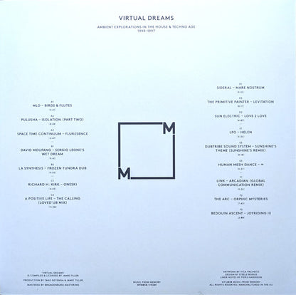 Various : Virtual Dreams (Ambient Explorations In The House & Techno Age, 1993-1997) (3xLP, Comp, Ltd, RP)