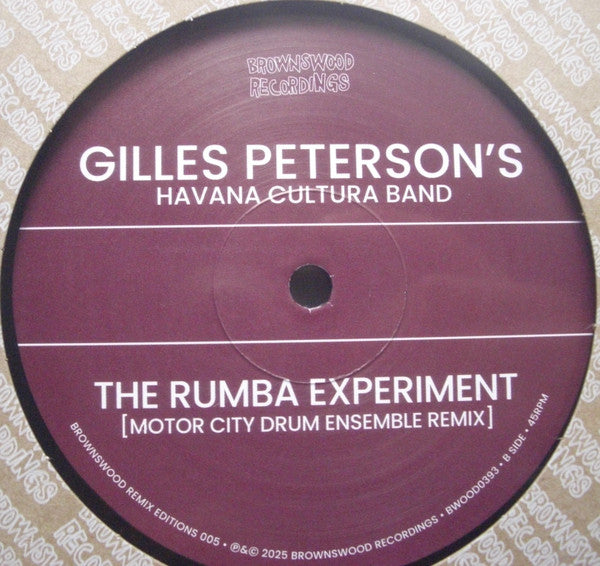 Joe Claussell Feat. Daymé Arocena / Gilles Peterson's Havana Cultura Band : Yambú  / The Rumba Experiment (12", RSD, Ltd)