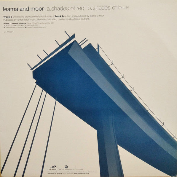 Leama & Moor : Shades Of Red / Shades Of Blue (12")