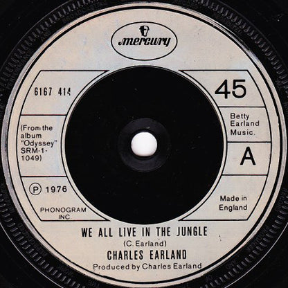 Charles Earland : We All Live In The Jungle (7", Single)