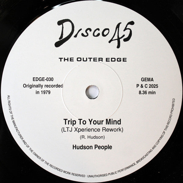 Hudson People : Trip To Your Mind (The Reworks) (12", Maxi)