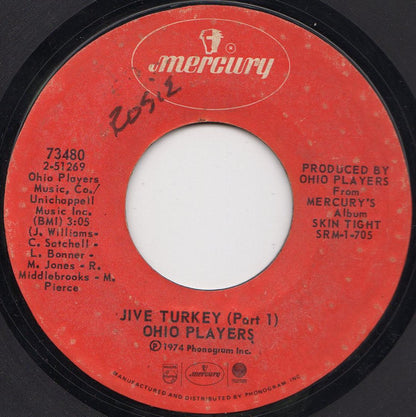 Ohio Players : Jive Turkey (Part 1) / Streakin' Cheek To Cheek (7", Single, PRC)