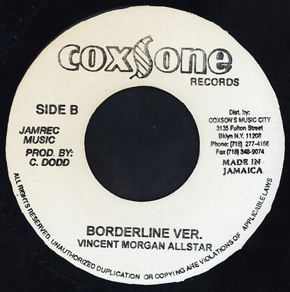 Chandley Duffus* / Vincent Morgan Allstar* : Borderline / Borderline Ver. (7")