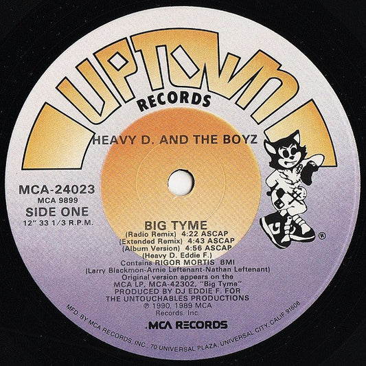 Heavy D. And The Boyz* : Big Tyme (12", Single)