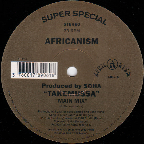 Africanism : Takemussa (12")