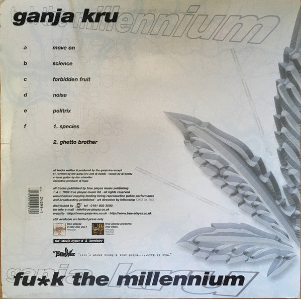 Ganja Kru* : Fu*k The Millennium EP (3x12", EP)