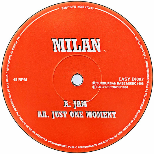 Milan : Jam / Just One Moment (12")
